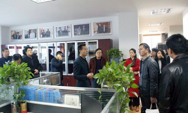 与天博b综合体育app官网代表实地考察人才战略发展研究中