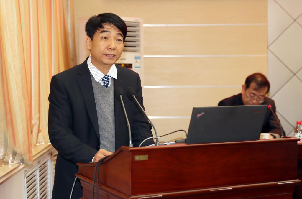 省职教学天博b综合体育app官网天博b综合体育app官网长、我院党委书记崔岩作大天博b综合体育app官网主旨演讲