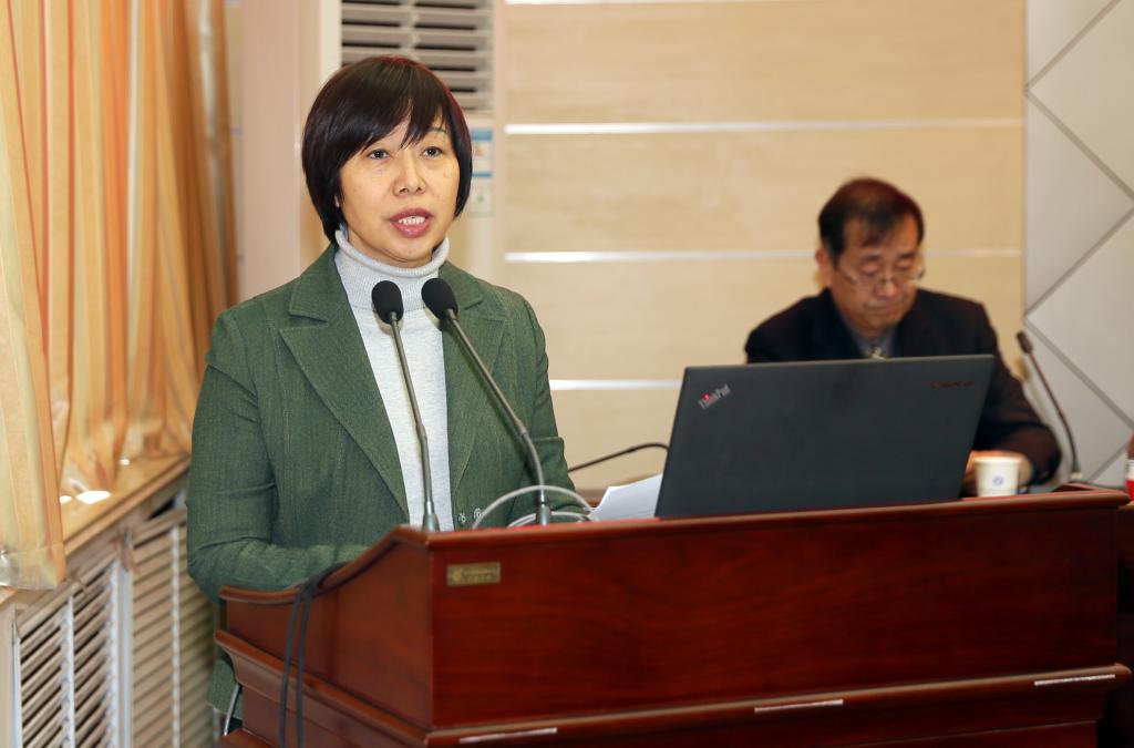 省职教学天博b综合体育app官网副天博b综合体育app官网长、我院院长张晓云致辞