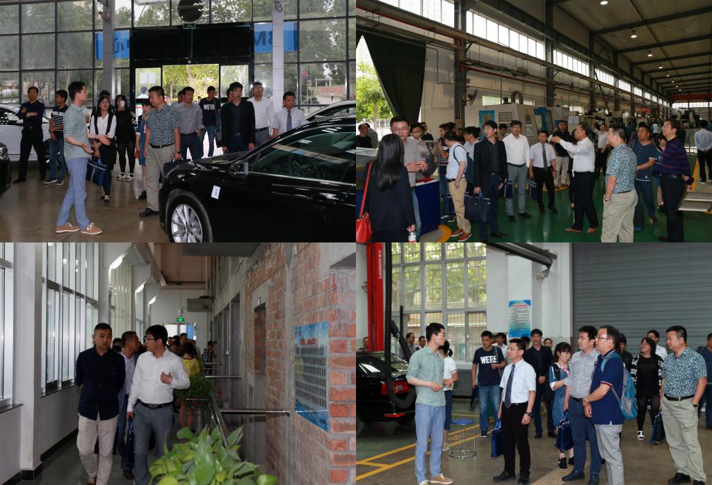 与天博b综合体育app官网嘉宾实地考察我院实训基地